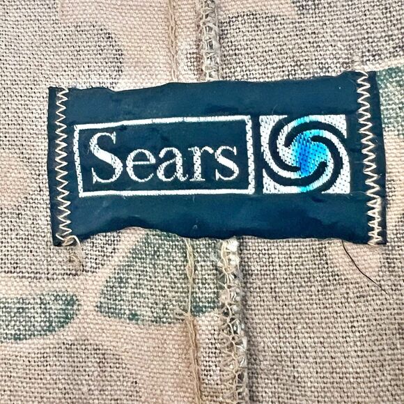 SEARS SPORTS CENTER - Vtg Duck Camouflage Canvas Mens Hunting Shooting Vest 60s - Picture 8 of 16